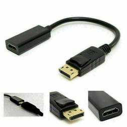 DP Display port Male to HDMI Female Cable Converter Adapter 