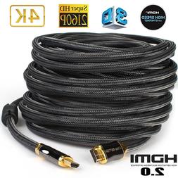 YellowPrice Genuine HDMI 2.0 Ready 50FT 4K HDMI Cable-50 Fee